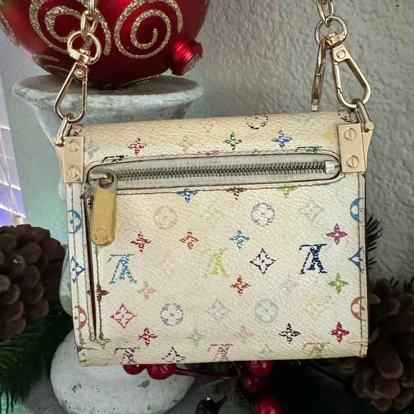 Louis Vuitton koala wallet converted to a Crossbody multicolor - Picture 4 of 14